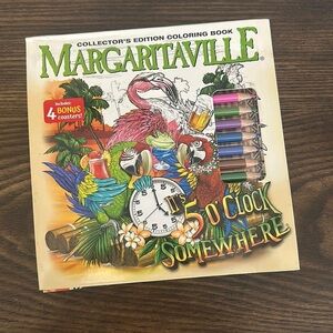 NEW Margaritaville collectors edition coloring book